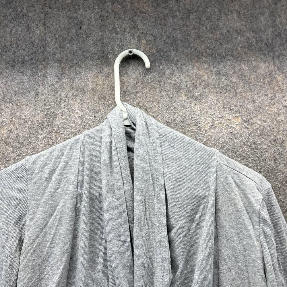 Fabletics Jacket Womens Small Gray Open Front Lig… - image 9